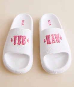 Shoes | Mia Arizonna Eva Yee Haw Slide White