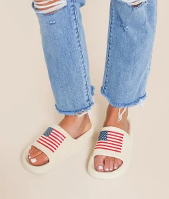 Mia Arizonna Flag Slide Cream Flag Sale