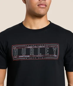 Tops|Graphic T-Shirts | Hurley Armory T-Shirt Black Optima