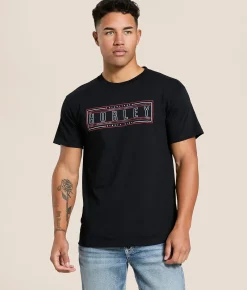 Tops|Graphic T-Shirts | Hurley Armory T-Shirt Black Optima