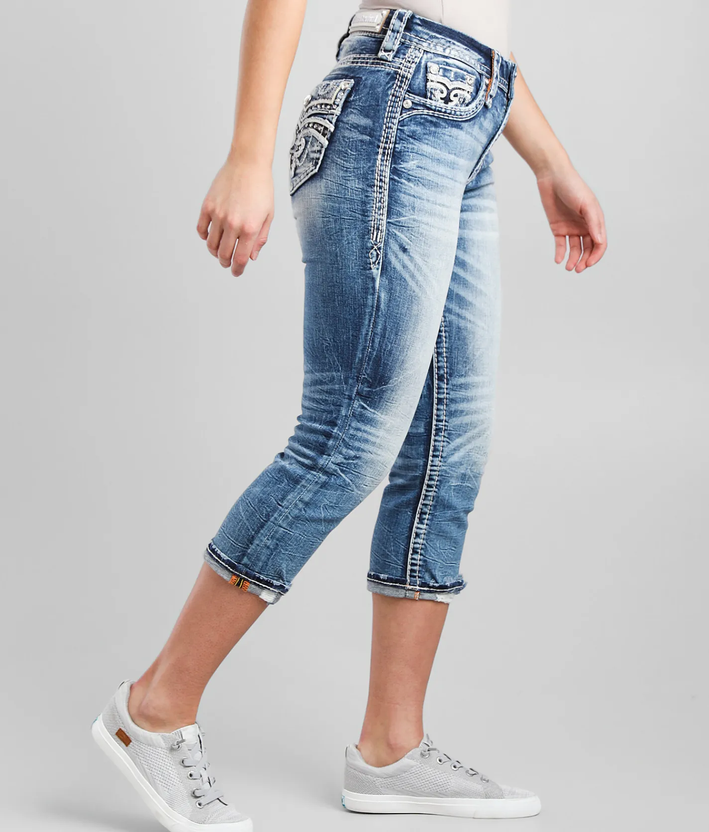 Rock Revival Arona Easy Stretch Cropped Jean Arona EC204 Sale