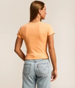 Tops | Hurley Array Baby Cropped T-Shirt Cantaloupe