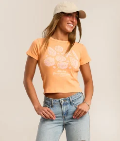 Tops | Hurley Array Baby Cropped T-Shirt Cantaloupe