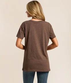 Ariat Arrowhead Cow T-Shirt Chocolate Discount