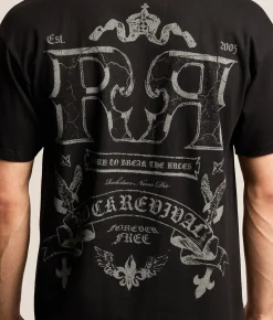 Rock Revival Arther T-Shirt Black New
