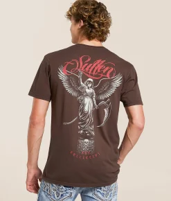 Tops|Graphic T-Shirts | Sullen Artistic Liberty T-Shirt Demitasse