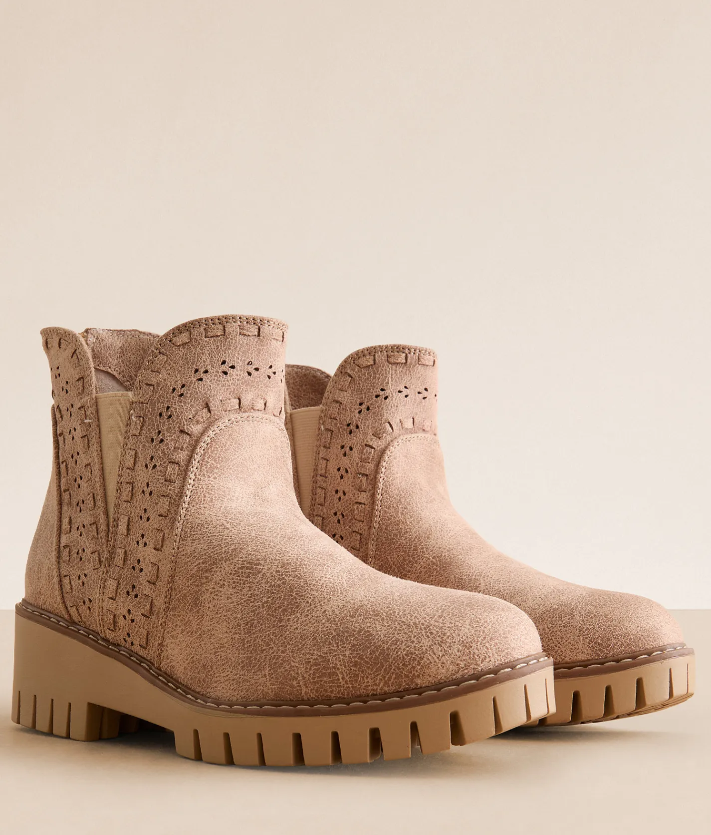 Shoes | Very G Aryana Ankle Boot Beige