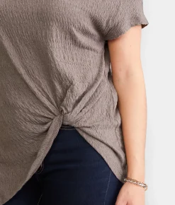 Tops | White Crow Ashley Front Knit Top Withered Rose