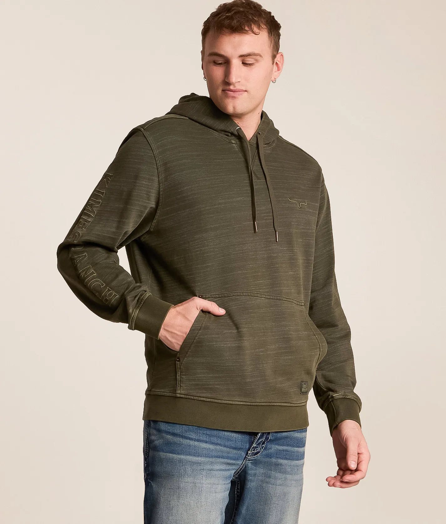 Kimes Ranch Ashton Hoodie Dark Olive New