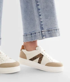 Mia Astra Sneaker White Sand Bronze Beige Hot