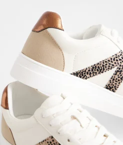 Mia Astra Sneaker White Sand Bronze Beige Hot