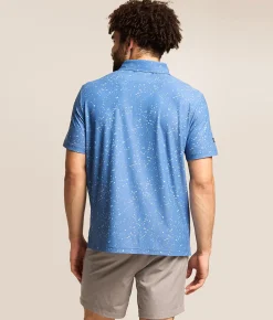 Sunday Swagger Astro Performance Polo Blue Discount
