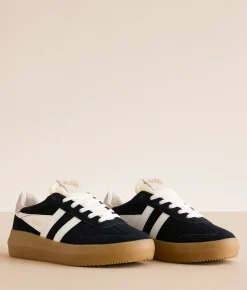 Shoes | Gola® Athena Suede Sneaker Evergreen Candy Jade Gum