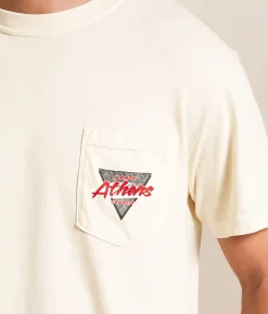 Tops|Graphic T-Shirts | Old Row Athens Georgia Retro T-Shirt Ivory