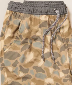 BURLEBO Athletic Camo Stretch Short Pintail Camo