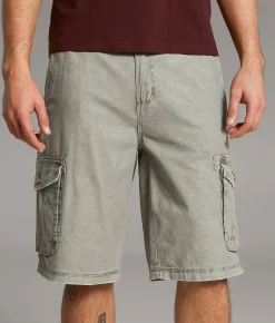 BKE Athletic Cargo Short Light Grey Best