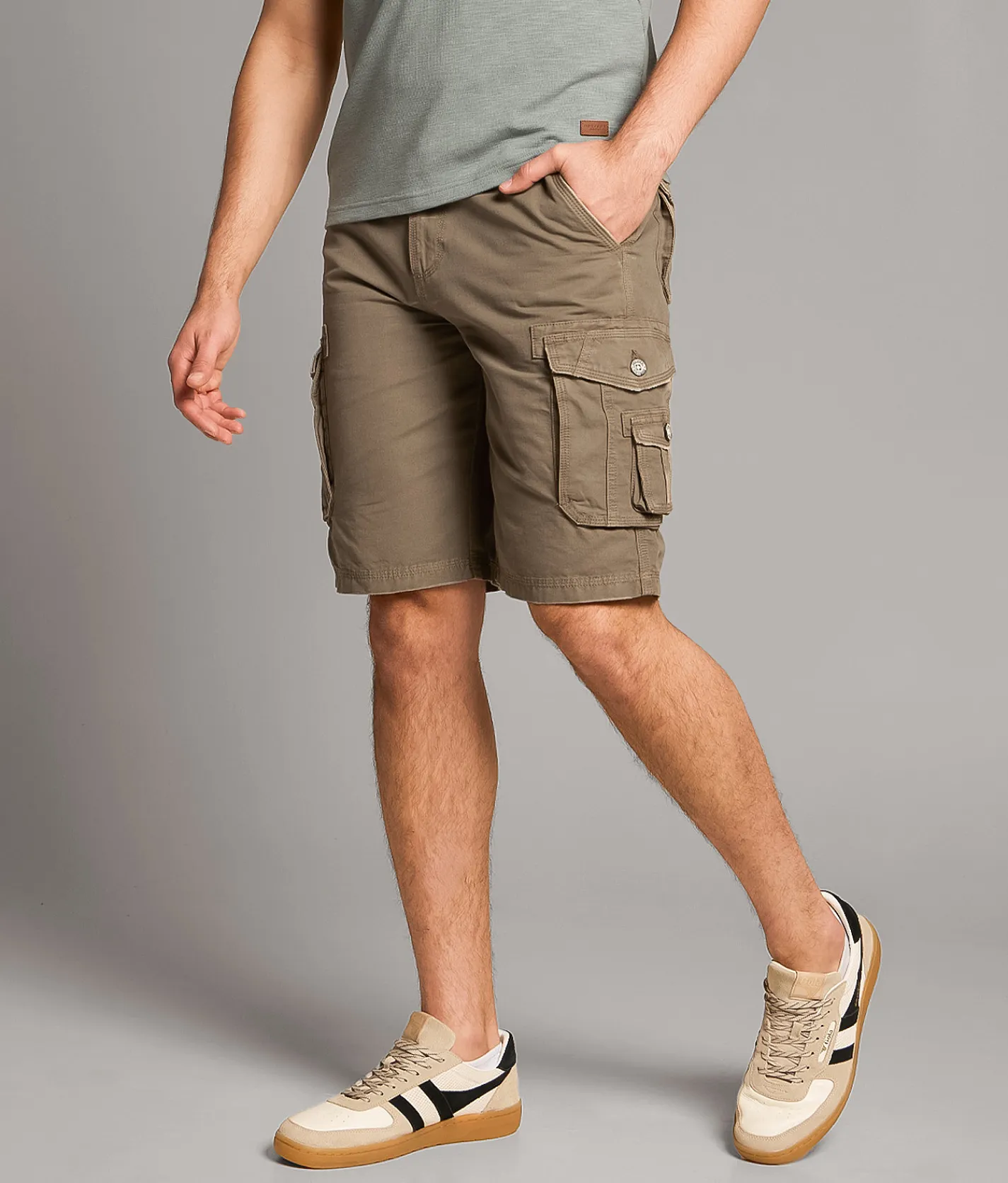 Bottoms|Shorts | BKE Athletic Cargo Short Mountain Pass