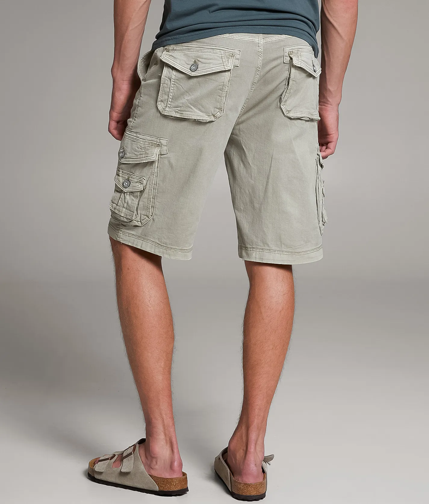 BKE Athletic Cargo Stretch Short Seneca Rock Hot