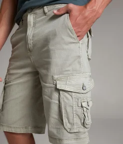 BKE Athletic Cargo Stretch Short Seneca Rock Hot