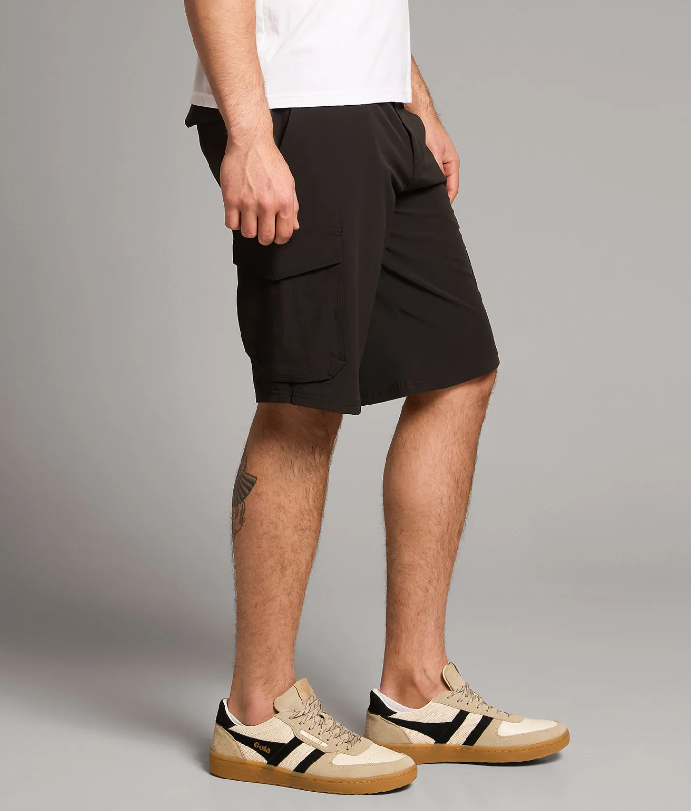 Shorts | BKE Athletic Hybrid Cargo Stretch Short Moonless Night