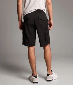 BKE Athletic Hybrid Cargo Stretch Short Black