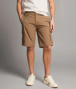 Bottoms|Shorts | BKE Athletic Hybrid Cargo Stretch Short Hickory