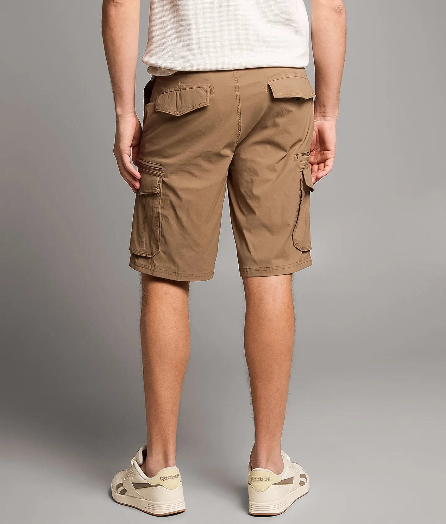 Bottoms|Shorts | BKE Athletic Hybrid Cargo Stretch Short Hickory