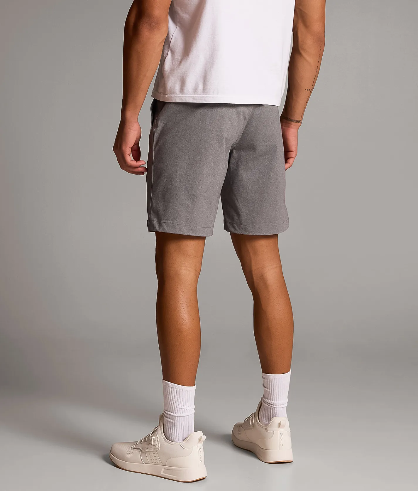 Bottoms|Shorts | BKE Athletic Hybrid Short Grey