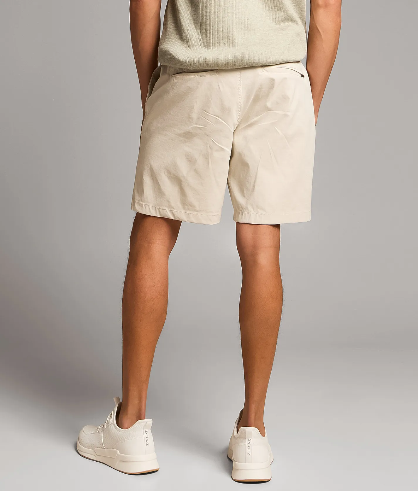Bottoms|Shorts | BKE Athletic Hybrid Stretch Short Pumice Stone