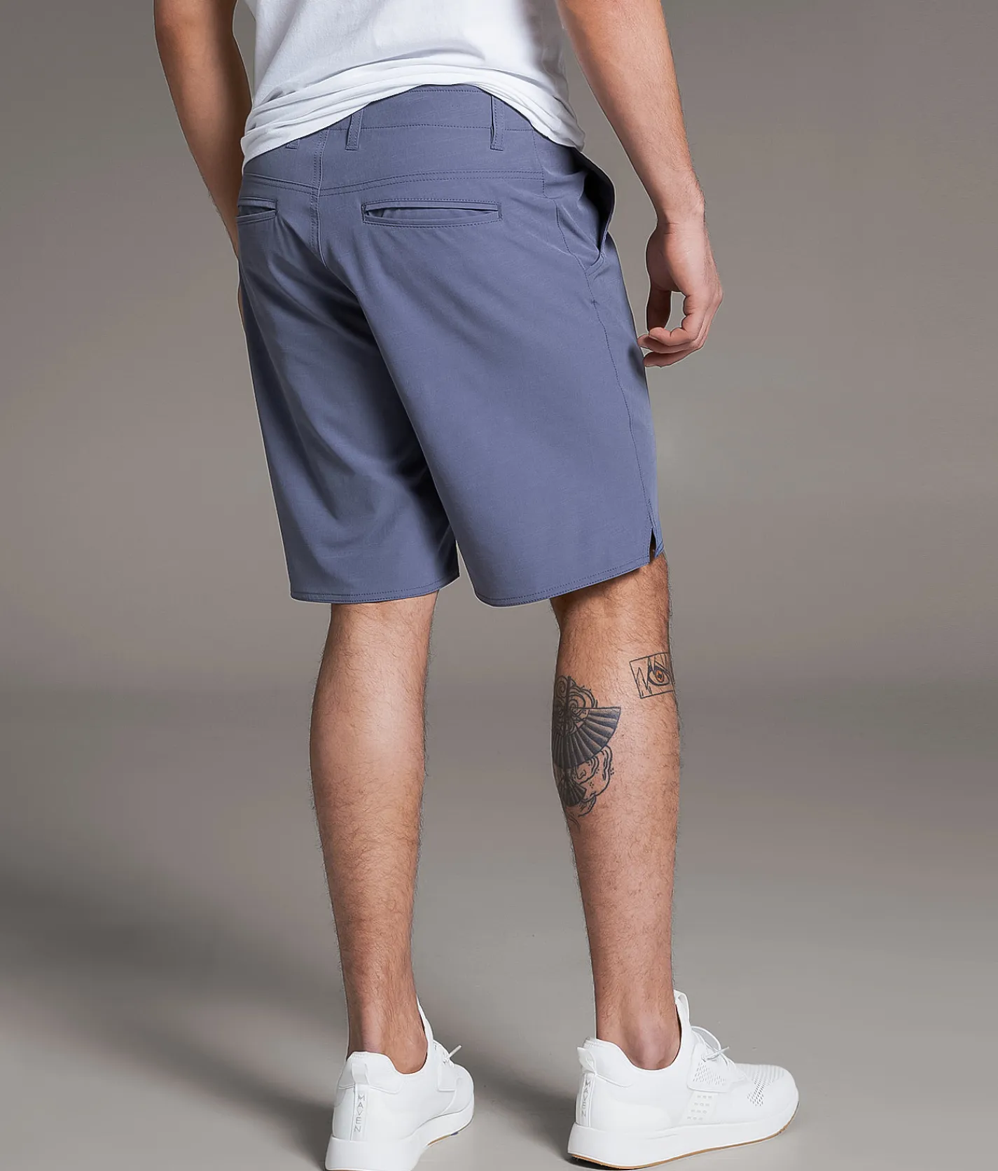 Bottoms|Shorts | BKE Athletic Hybrid Stretch Short Blue
