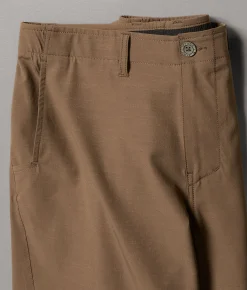 BKE Athletic Hybrid Stretch Short Walnut Sale