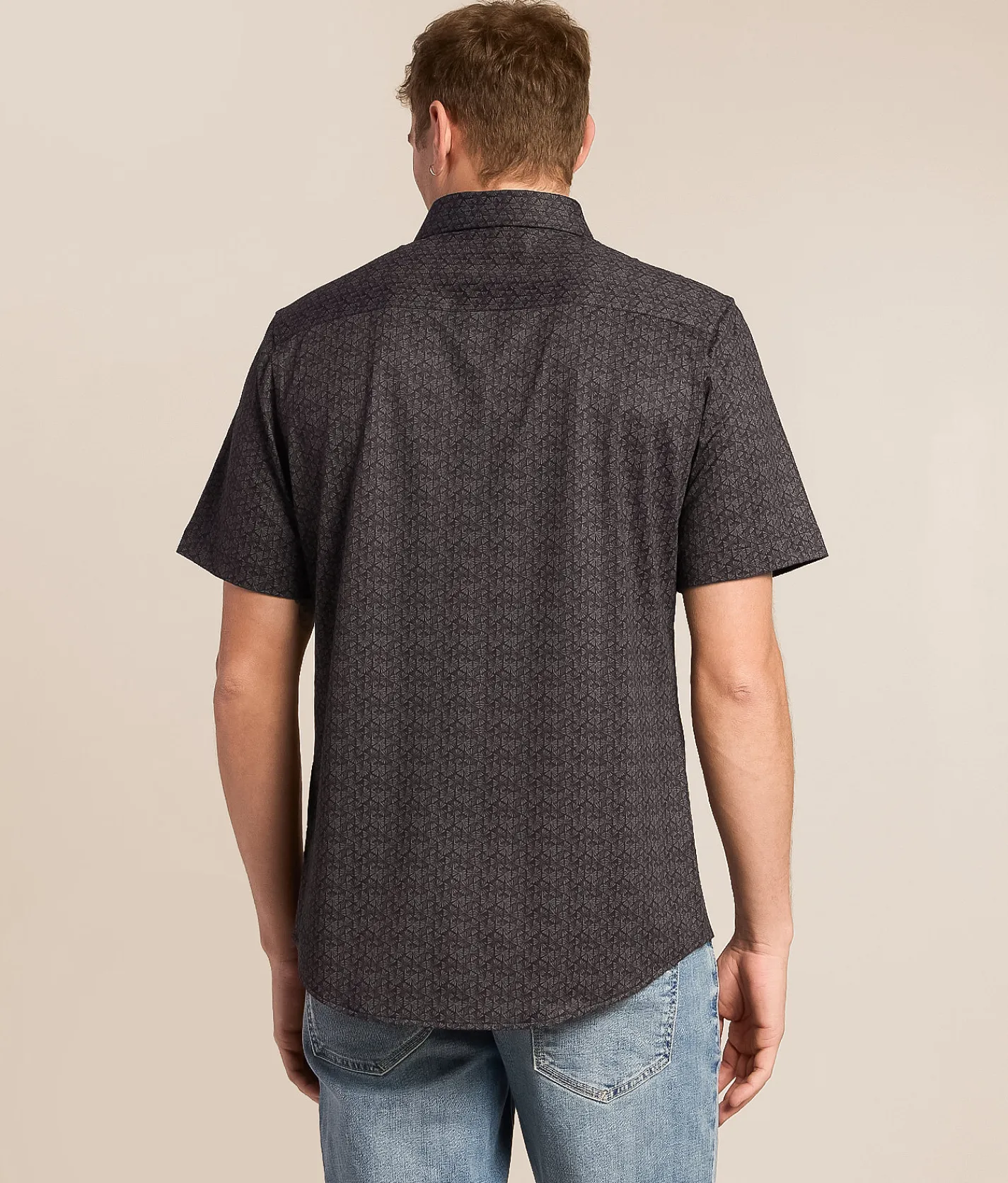 J.B. Holt Athletic Performance Knit Shirt Black Grey Discount