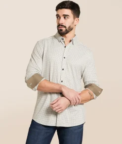 Tops | J.B. Holt Athletic Performance Knit Shirt White Tan