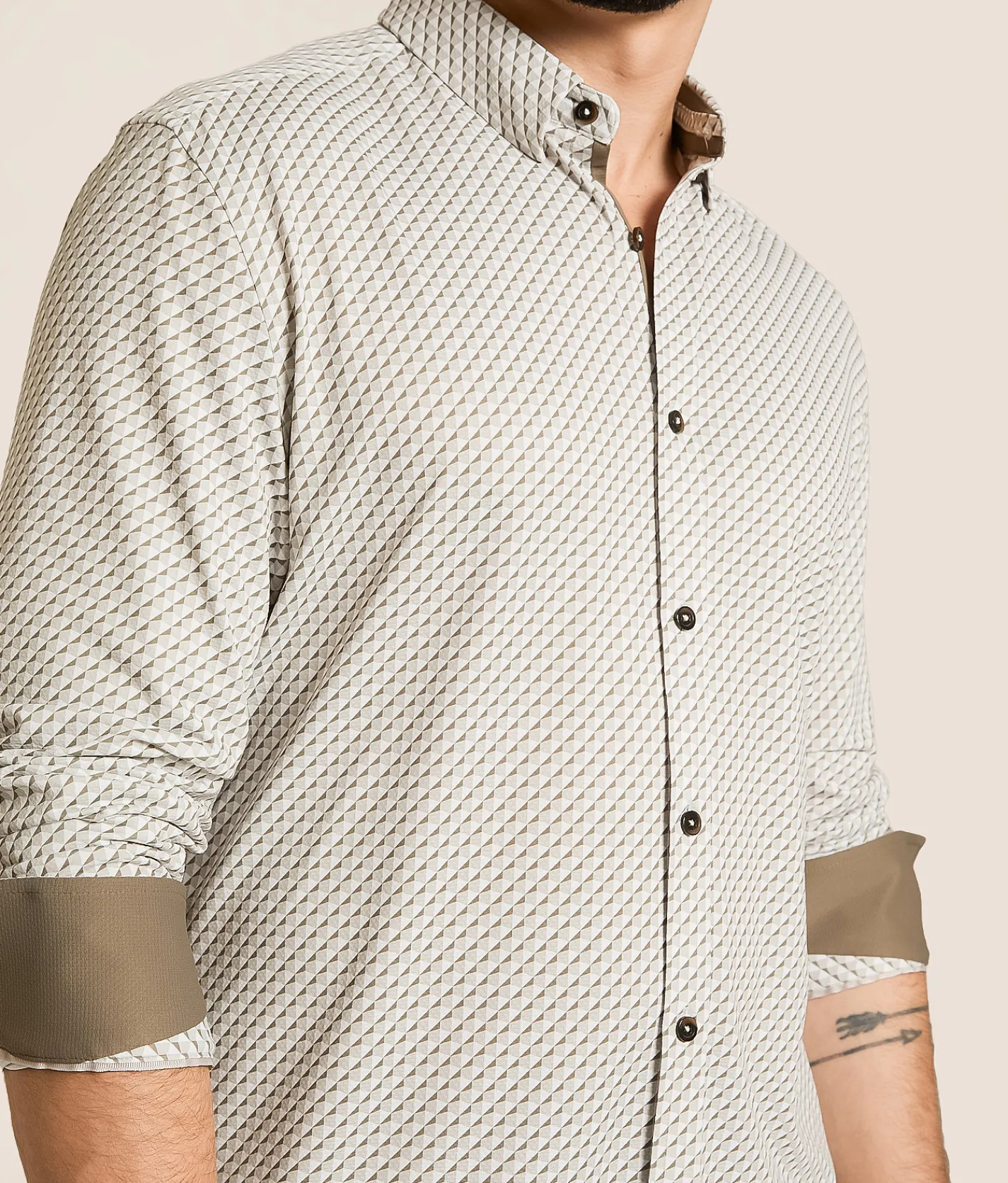 Tops | J.B. Holt Athletic Performance Knit Shirt White Tan