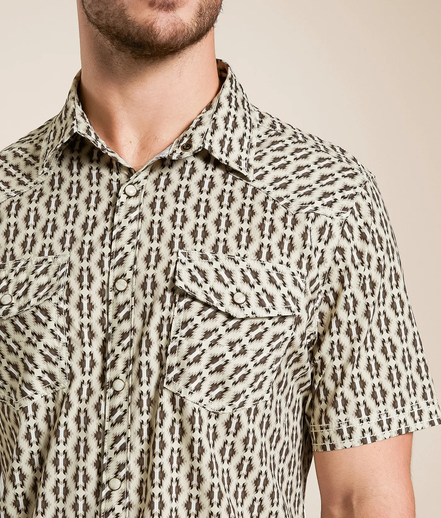 Gentry County Athletic Performance Shirt Tan Brown Sale