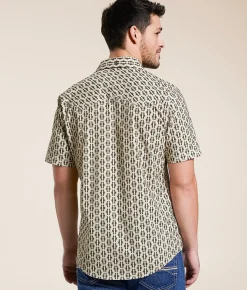 Gentry County Athletic Performance Shirt Tan Brown Sale