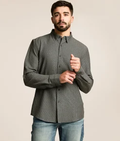Tops | J.B. Holt Athletic Performance Stretch Shirt Black Grey