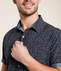 Tops | J.B. Holt Athletic Performance Stretch Shirt Black Grey