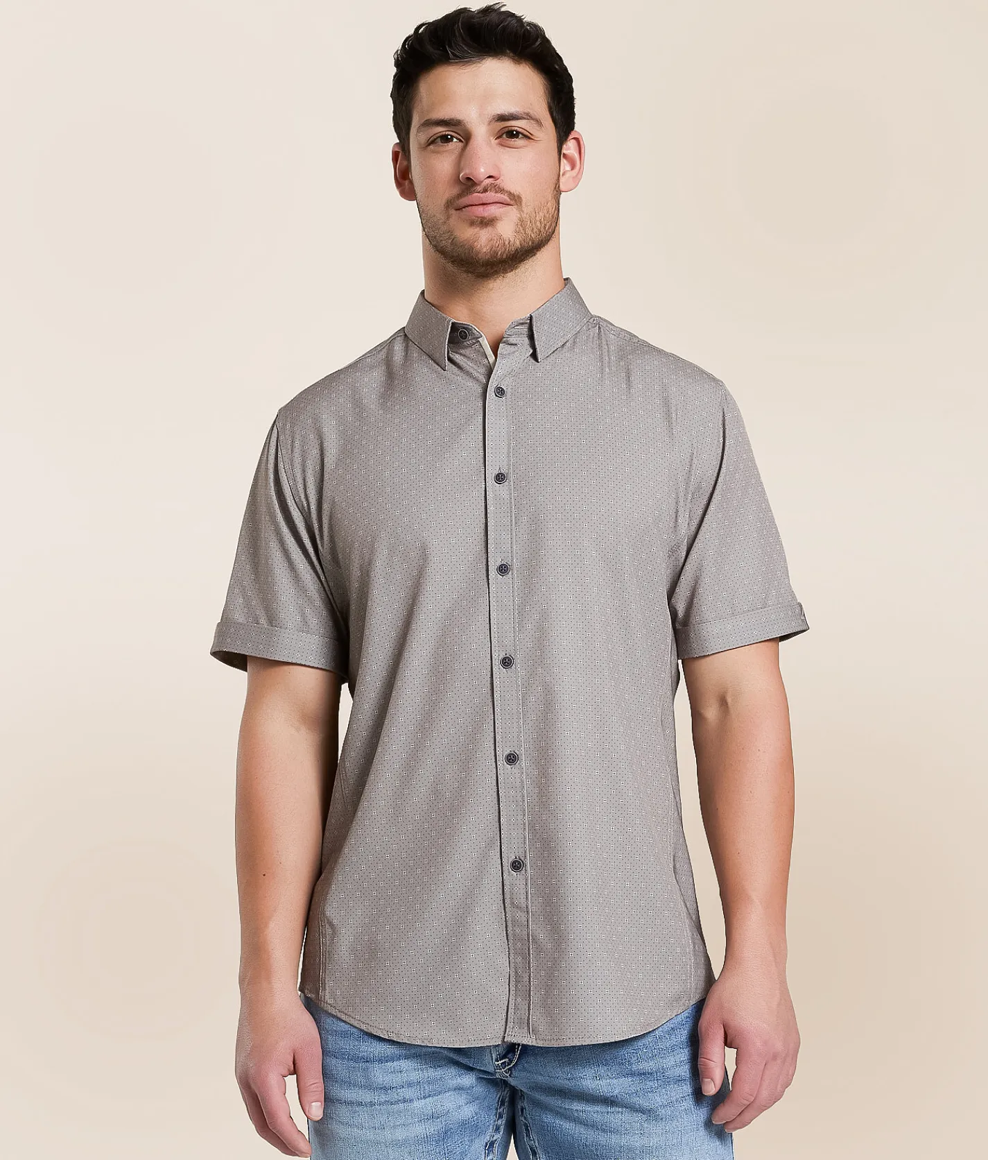 J.B. Holt Athletic Performance Stretch Shirt Tan Discount