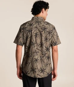 Tops | Departwest Athletic Performance Stretch Shirt Brown Black
