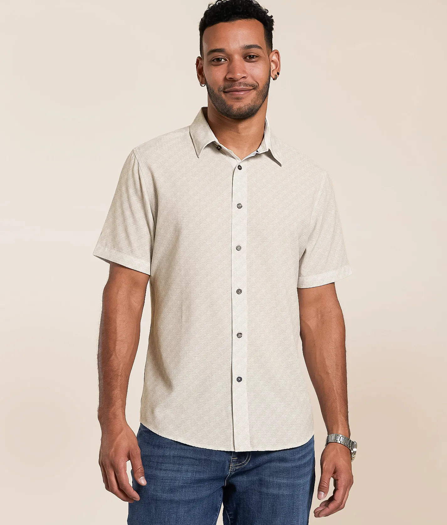 J.B. Holt Athletic Performance Stretch Shirt Sand Online