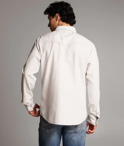 BKE Athletic Shirt Tan White