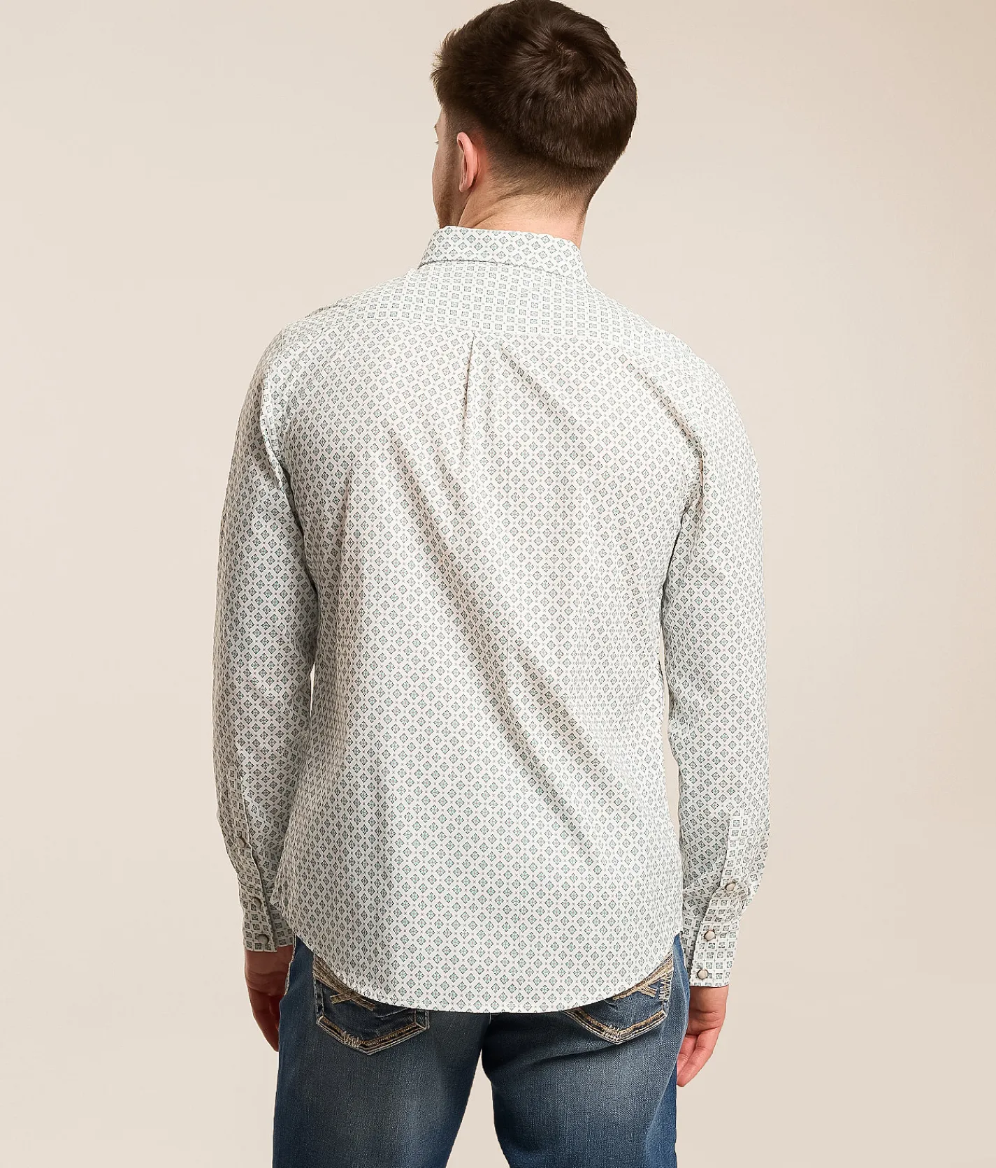 Tops | Gentry County Athletic Shirt White Brown