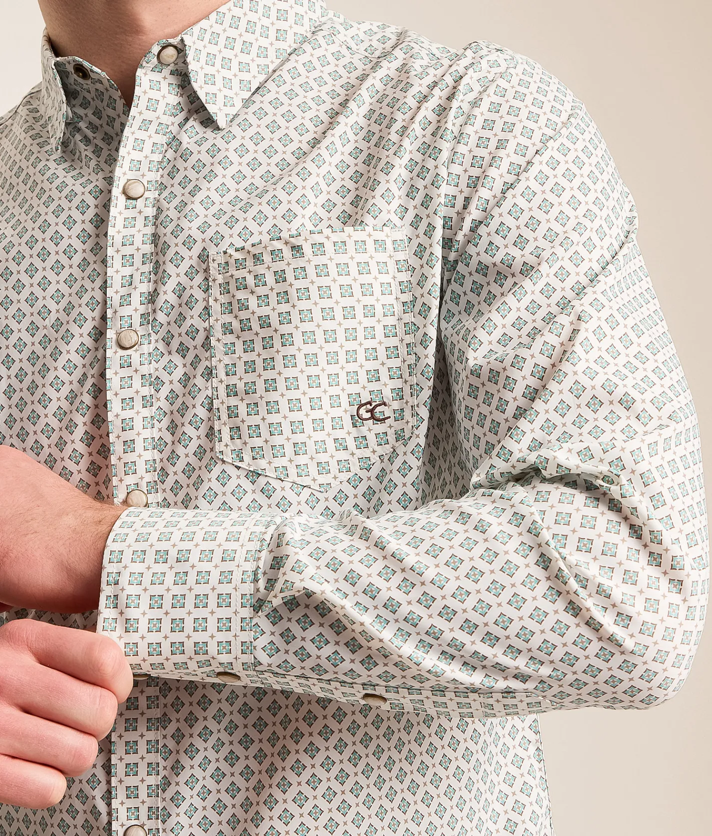 Tops | Gentry County Athletic Shirt White Brown