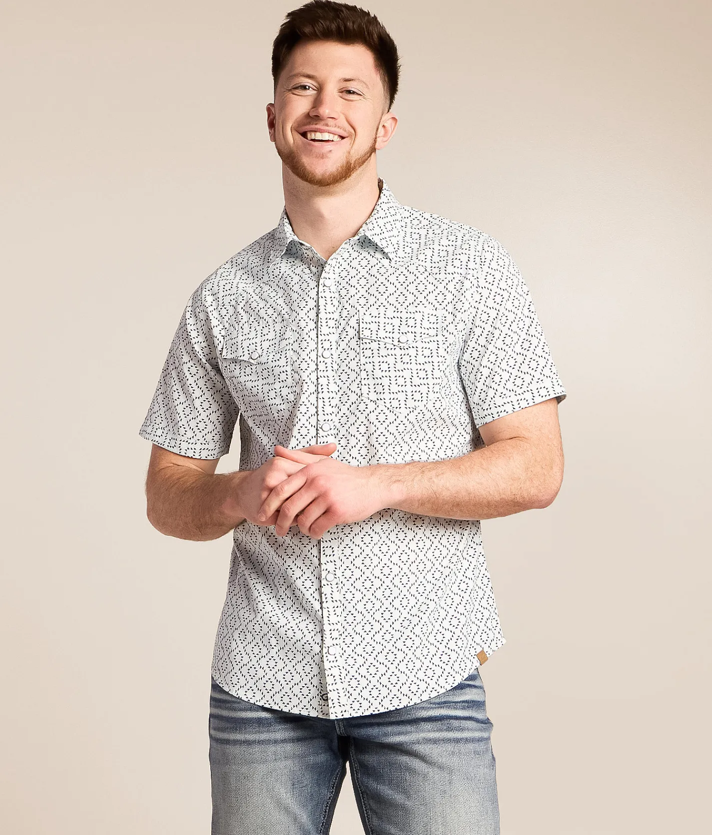 Gentry County Athletic Shirt White Navy Best