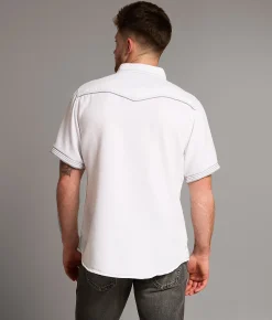 BKE Athletic Stretch Shirt White Hot