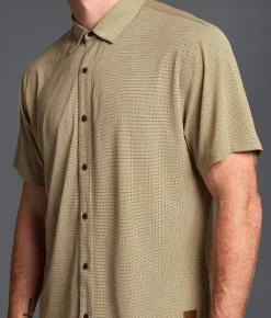 Tops | Outpost Makers Athletic Stretch Shirt Peyote White