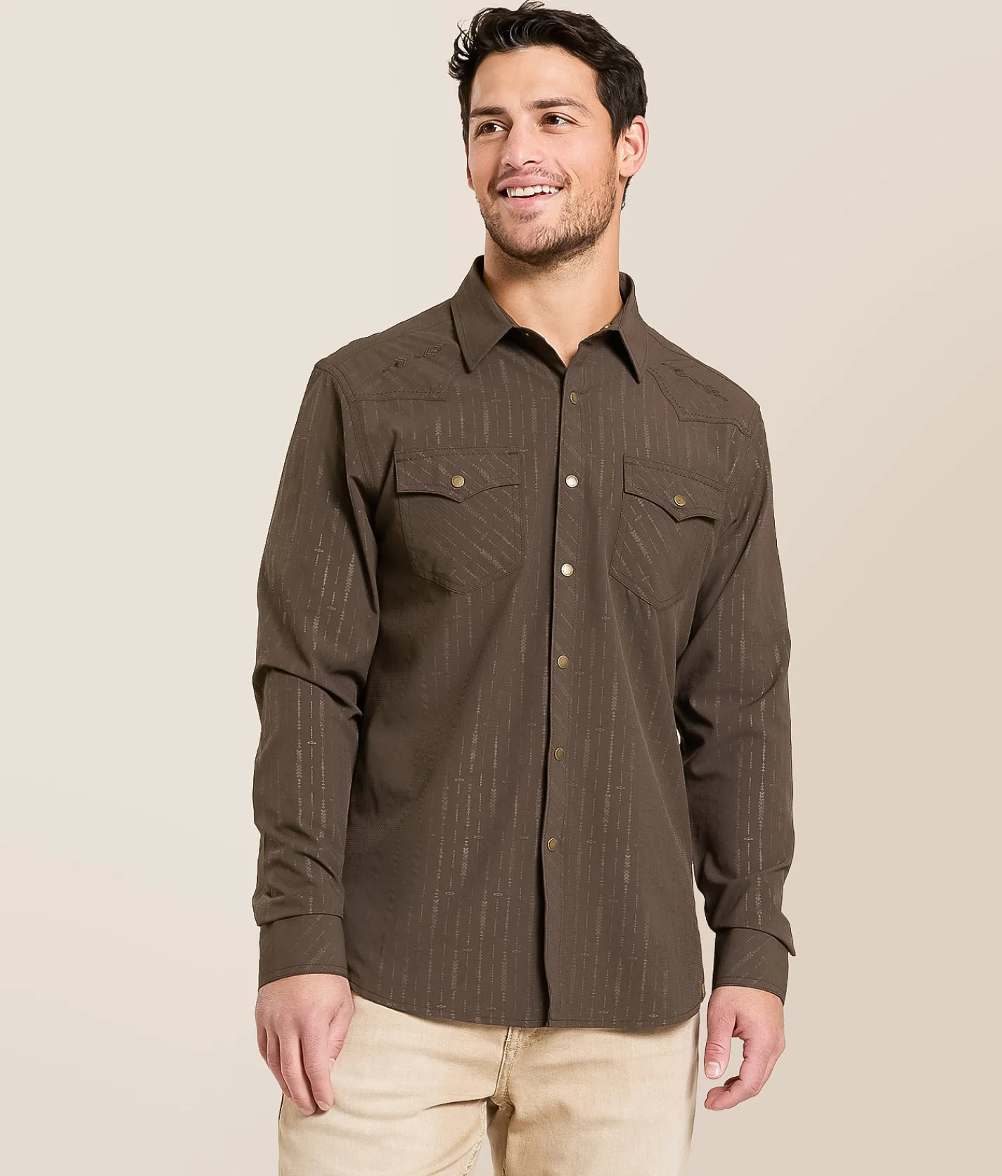 Gentry County Athletic Western Performance Stretch Shirt Mulch Online