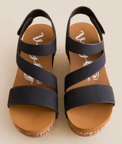Shoes | Very G Atlas Cheetah Wedge Sandal Black