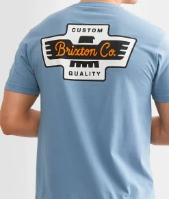 Brixton Atwood T-Shirt Flint Blue